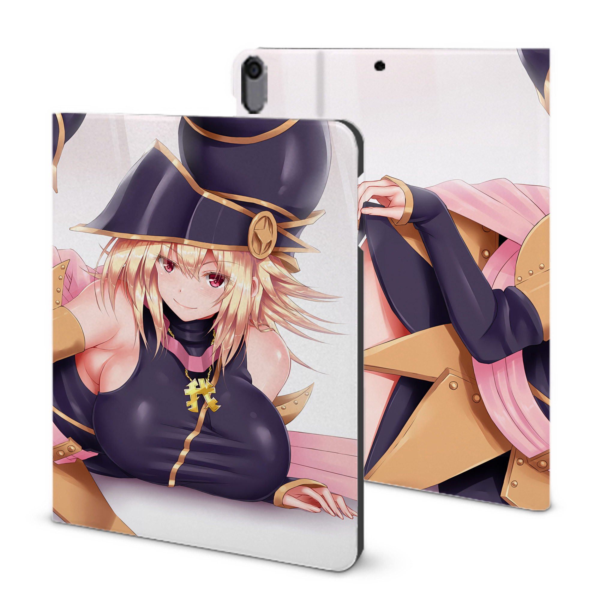 （画像用） 遊☆戯☆王 Yu-Gi-Oh! IPad ケース ブック型 PUレザー TPU 耐衝撃 軽量 薄型 ペン収納なし 全面保護 IPad 各モデル対応